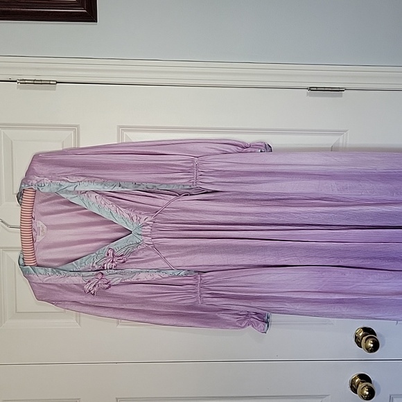 Vintage Hand Dyed Val Mode Nightgown & Robe Set Size Large - Picture 2 of 16